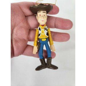 Vintage Rare Disney World Toy Story Woody Ornament Articulated